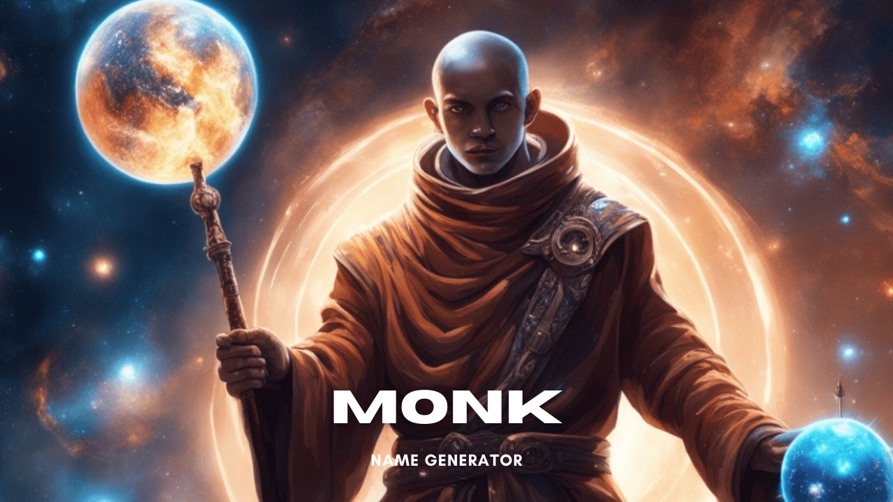 1000+ Monk Name Generator [2026] - Random Name Generator