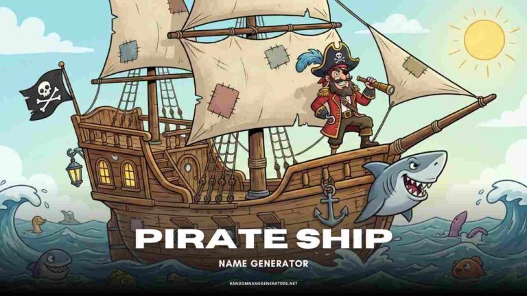 1000+ Legendary Pirate Ship Name Generator [2026] - Random Name Generator
