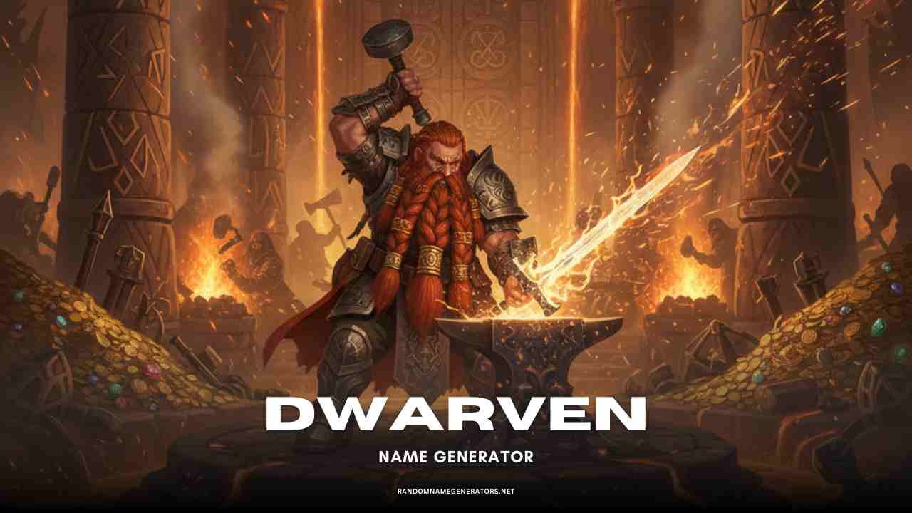 Dwarven Name Generator