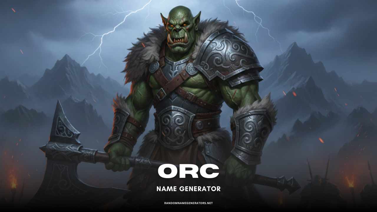 Orc Name Generator