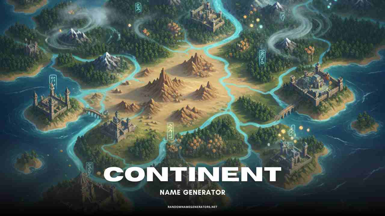 Fantasy Continent Name Generator