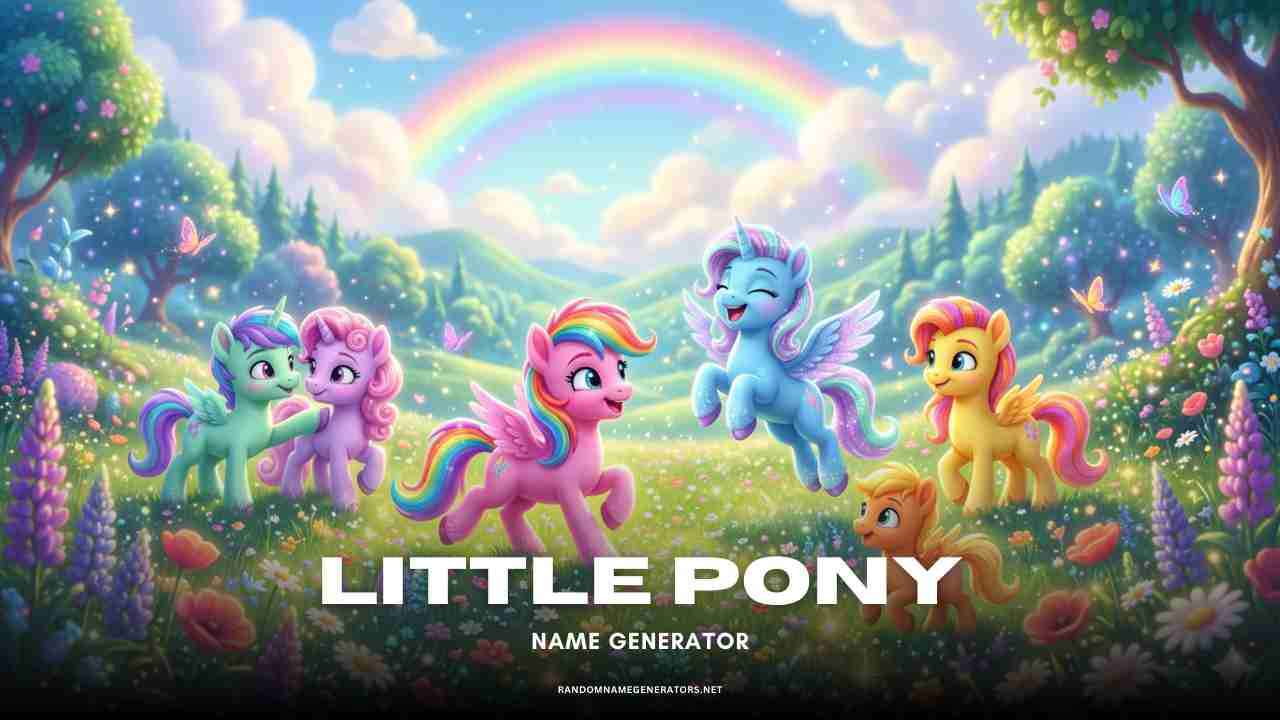 My Little Pony Name Generator