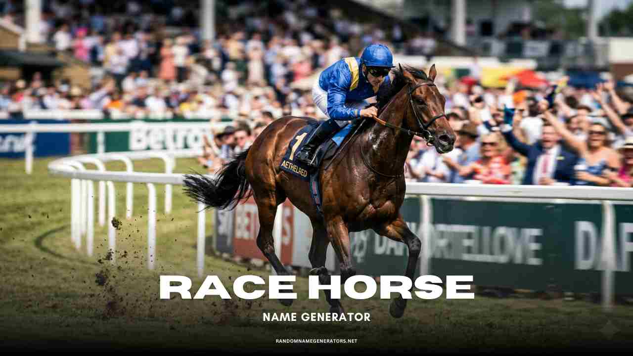 Race Horse Name Generator