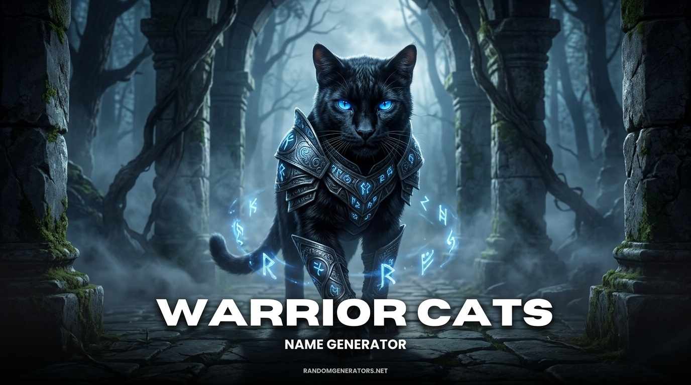 Warrior cats name generator