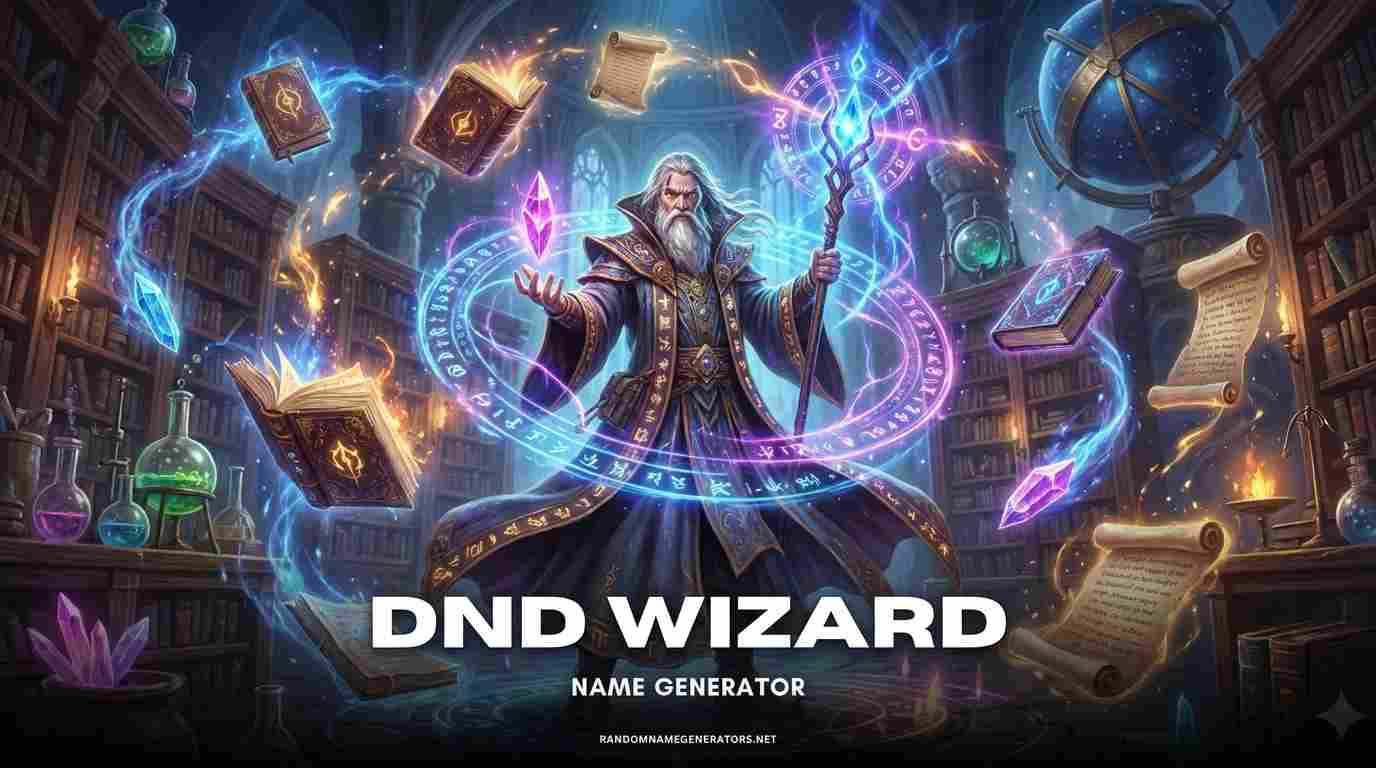 DND Wizard Name Generator