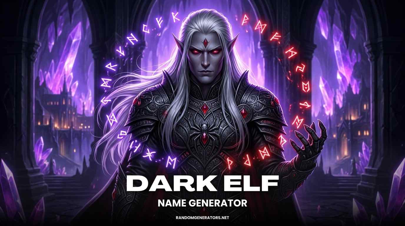 Dark ELF name Generator