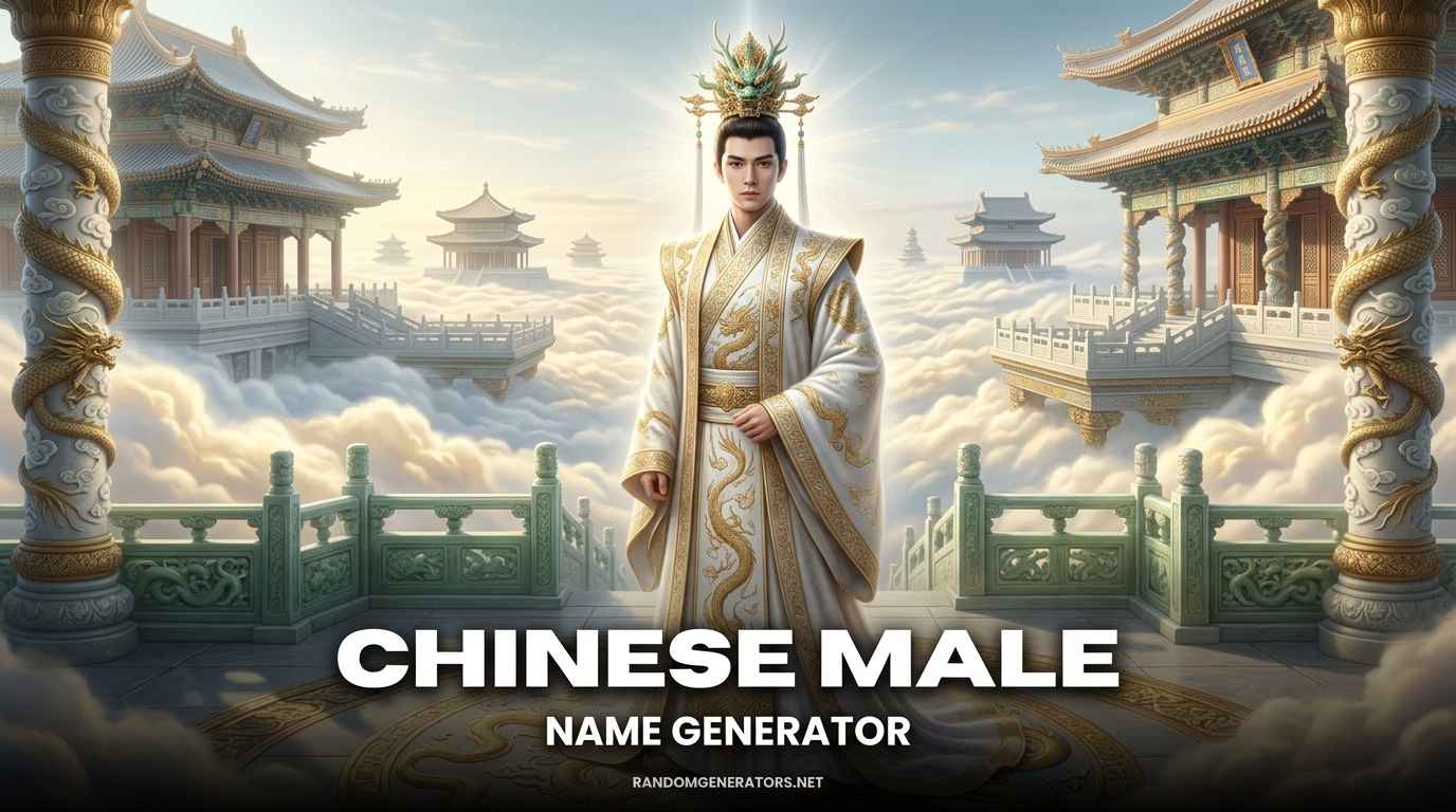 Chinese male name generator