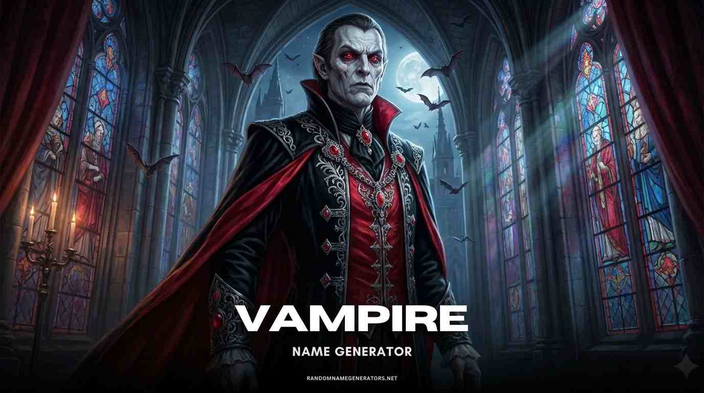 Vampire Name Generator
